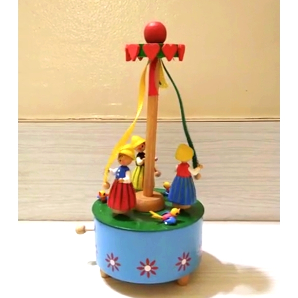 Vintage Steinbach Volkskunst Aus Hohenhameln 130 0 28 Music Box Tarantella Polka - Picture 1 of 2